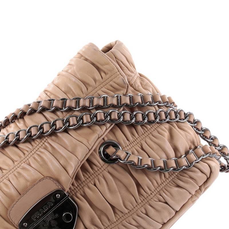 Women's or Men's Prada Gaufre Flap Shoulder Bag Nappa Leather Medium 