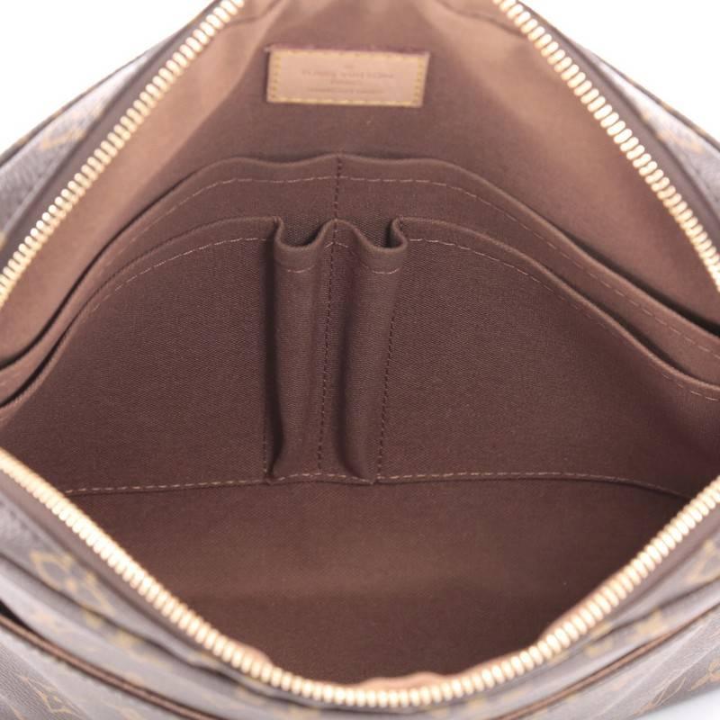 Louis Vuitton Trotteur Beaubourg Handbag Monogram Canvas 1
