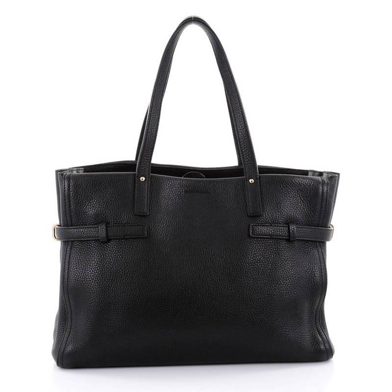  Salvatore Ferragamo Nencia Tote Leather East West  In Good Condition In NY, NY