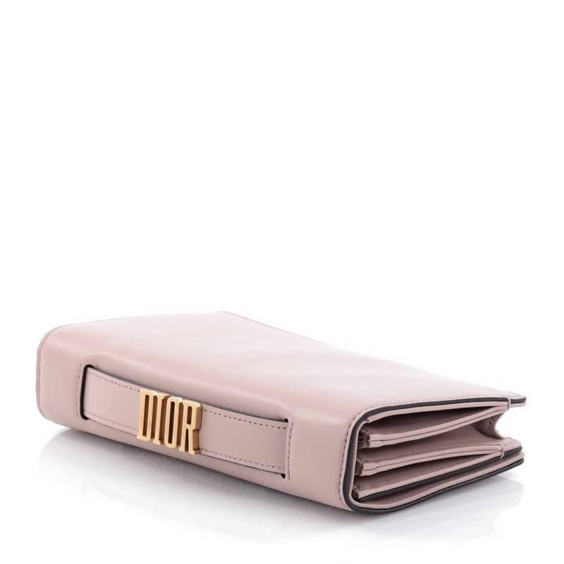 Women's or Men's Christian Dior Tarot Pouch Embroidered Leather