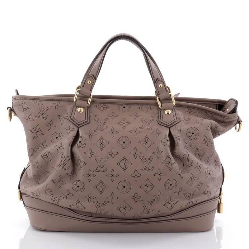 Louis Vuitton Stellar Handbag Mahina Leather PM In Good Condition In NY, NY