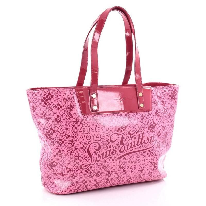 Pink  Louis Vuitton Voyage Tote Cosmic Blossom PM