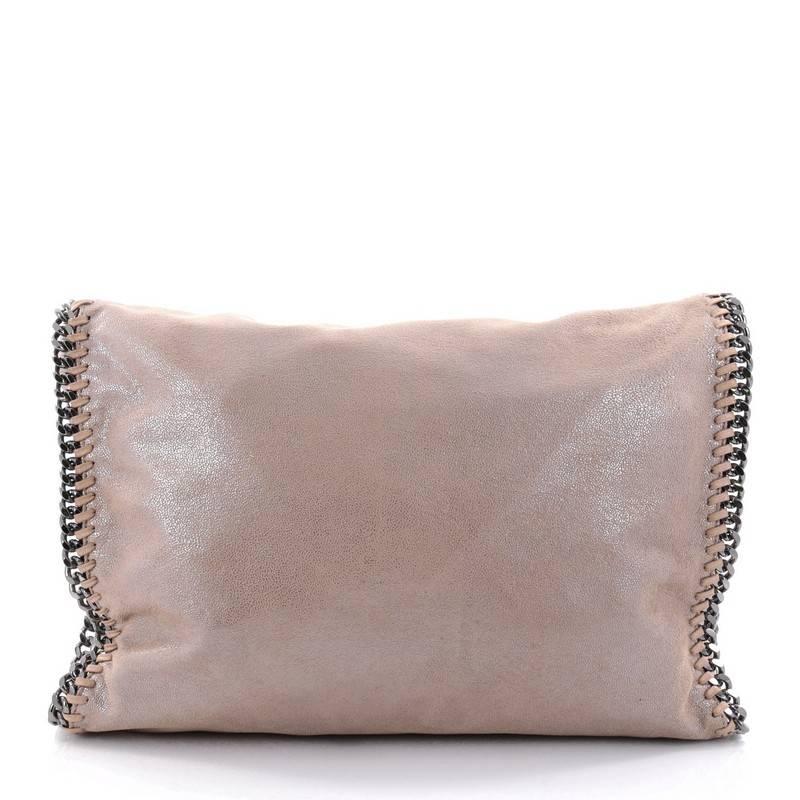Stella McCartney Falabella Fold Over Bag Shaggy Deer In Good Condition In NY, NY