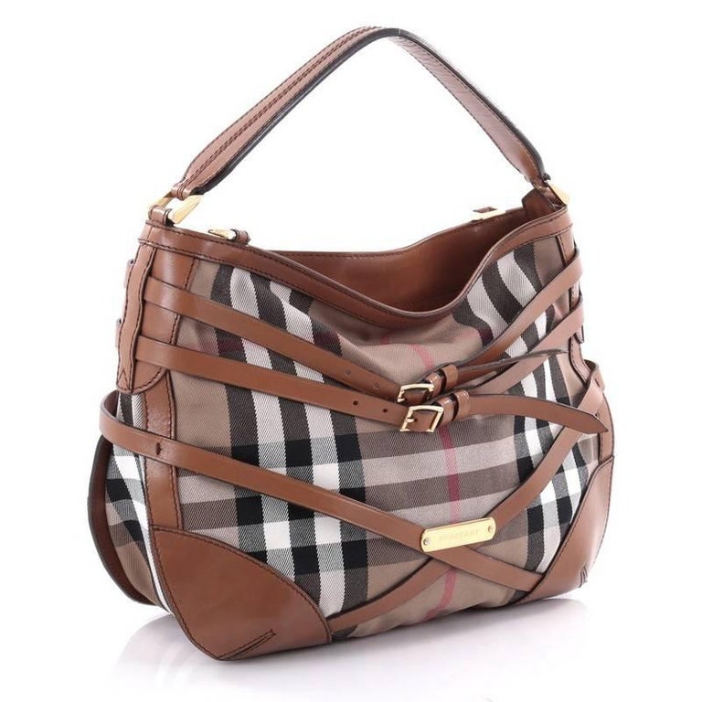 Burberry Bridle Dutton Hobo House Check and Leather at 1stDibs |  iteffepi14sca burberry, burberry iteffepi14sca, iteffepi14sca