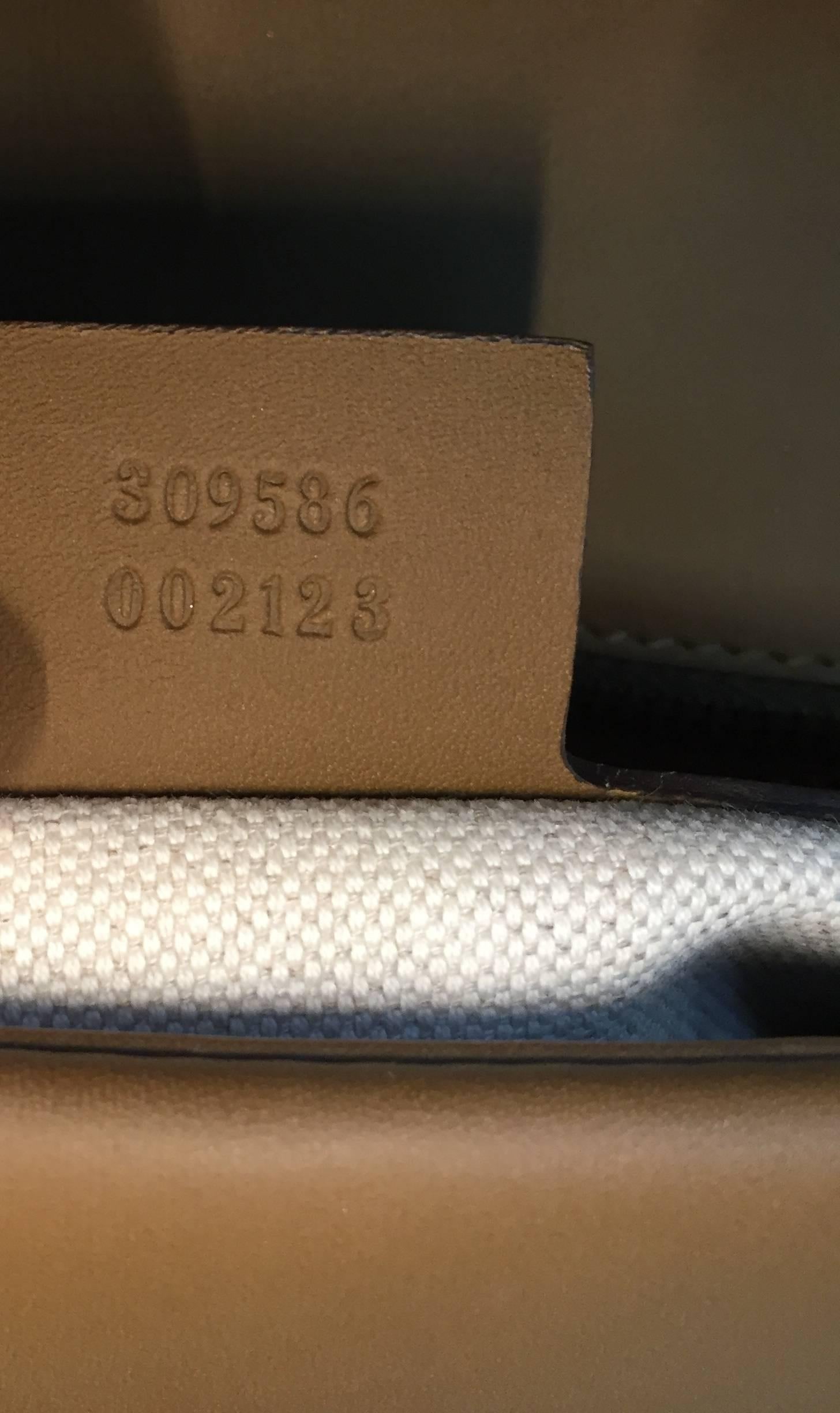Gucci Derby Flap Shoulder Bag Canvas and Leather Medium 3
