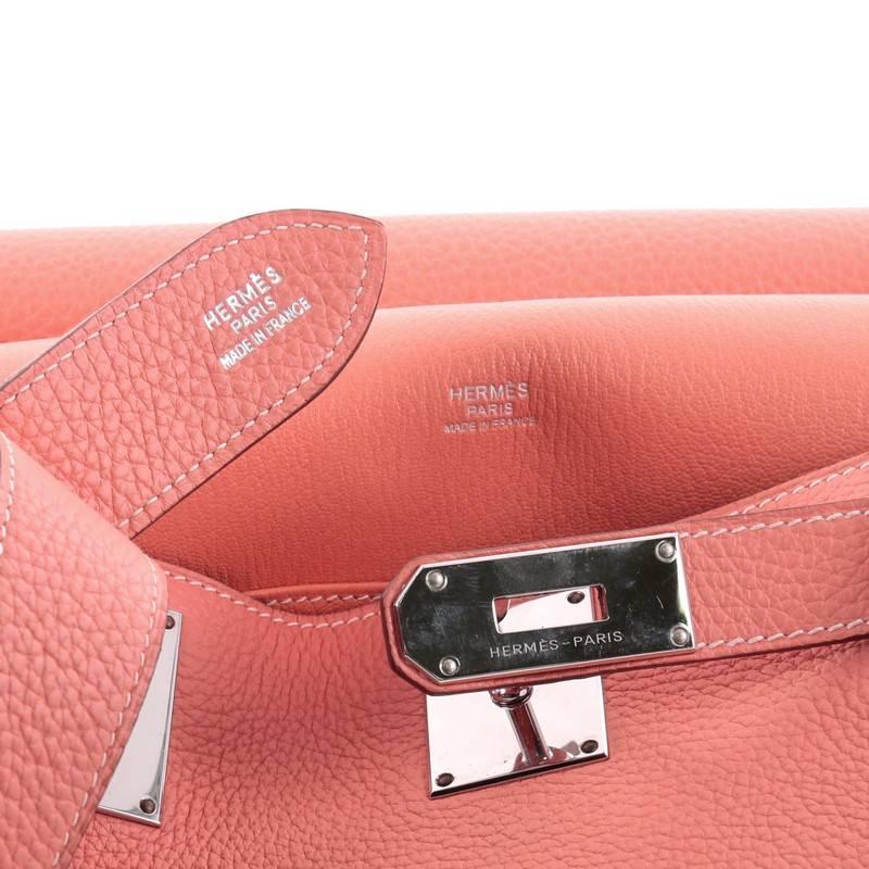 Pink Hermes Clemence 31 Jypsiere Handbag 