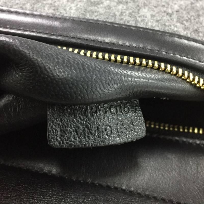 Celine Tricolor Trapeze Handbag Leather and Felt Medium 2