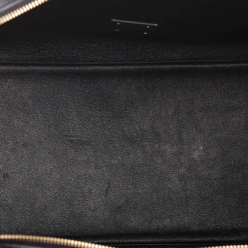 Celine Tricolor Trapeze Handbag Leather and Felt Medium 1