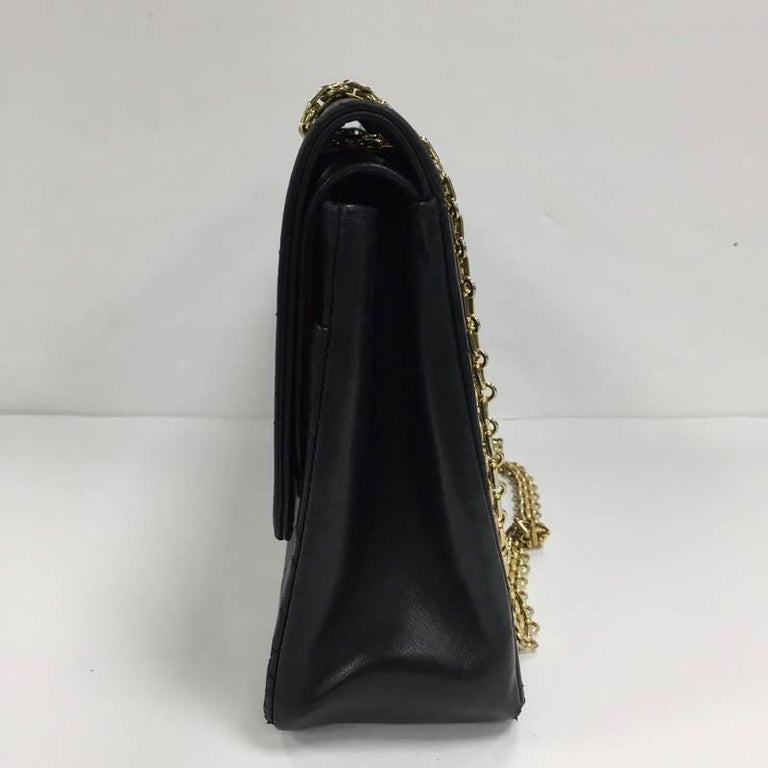 Chanel Vintage Bijoux Chain Double Flap Bag Quilted Lambskin Medium at  1stDibs