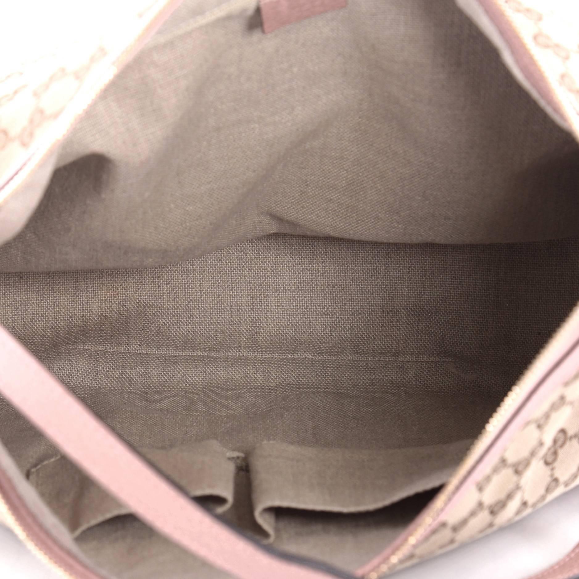 Women's Gucci Bree Hobo GG Canvas with Leather Large