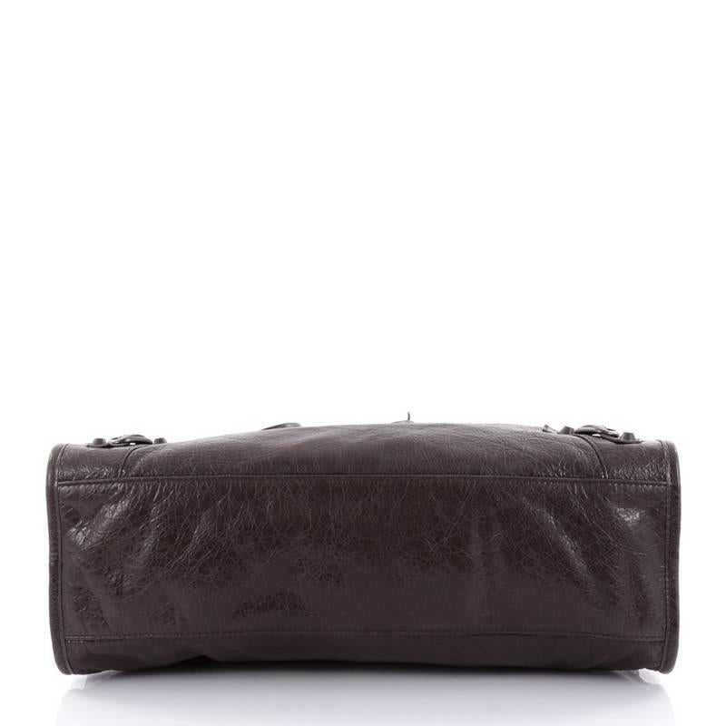 Women's or Men's Balenciaga City Classic Studs Handbag Leather Medium