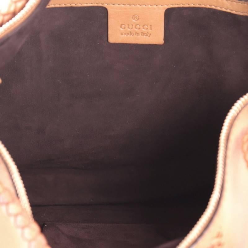Gucci Handmade Shoulder Bag Leather Medium 2