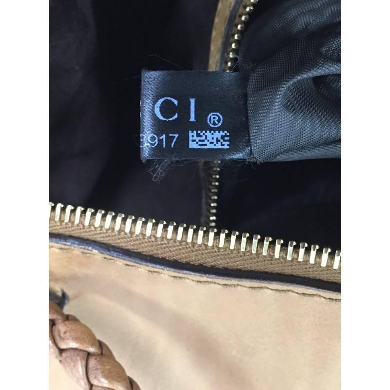 Gucci Handmade Shoulder Bag Leather Medium 5