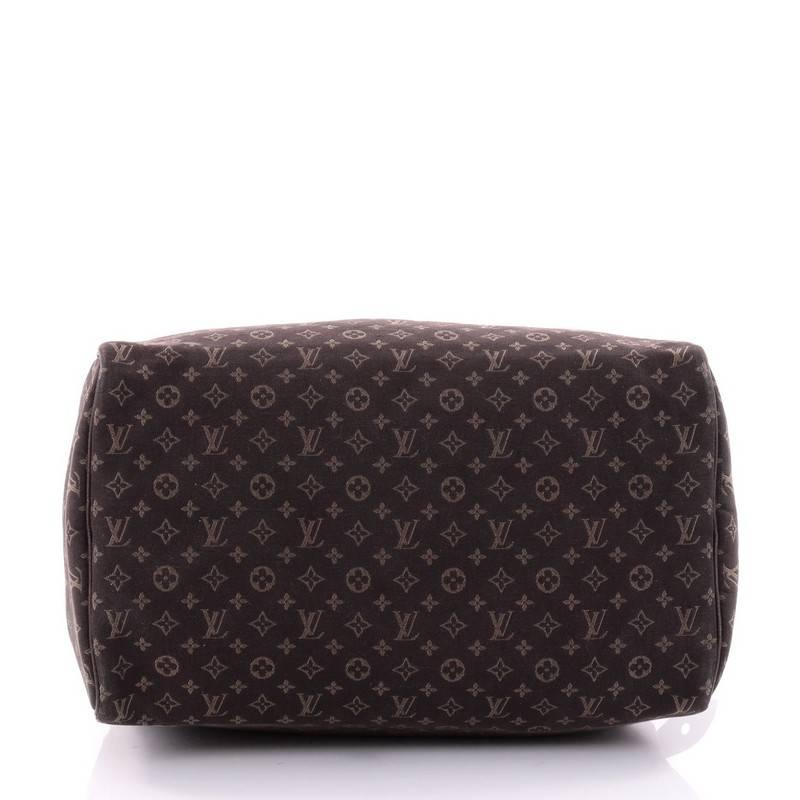 Black Louis Vuitton Speedy Handbag Mini Lin 30