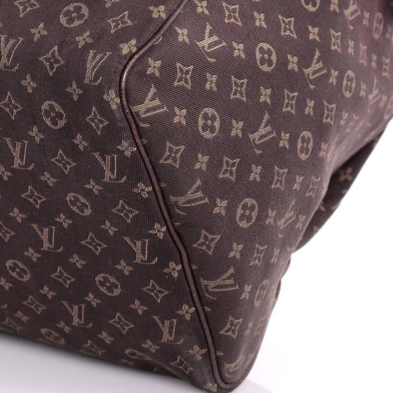 Louis Vuitton Speedy Handbag Mini Lin 30 In Good Condition In NY, NY