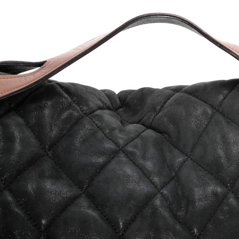 Chanel In the Mix Flap Bag Quilted Iridescent Leather Jumbo In Good Condition In NY, NY