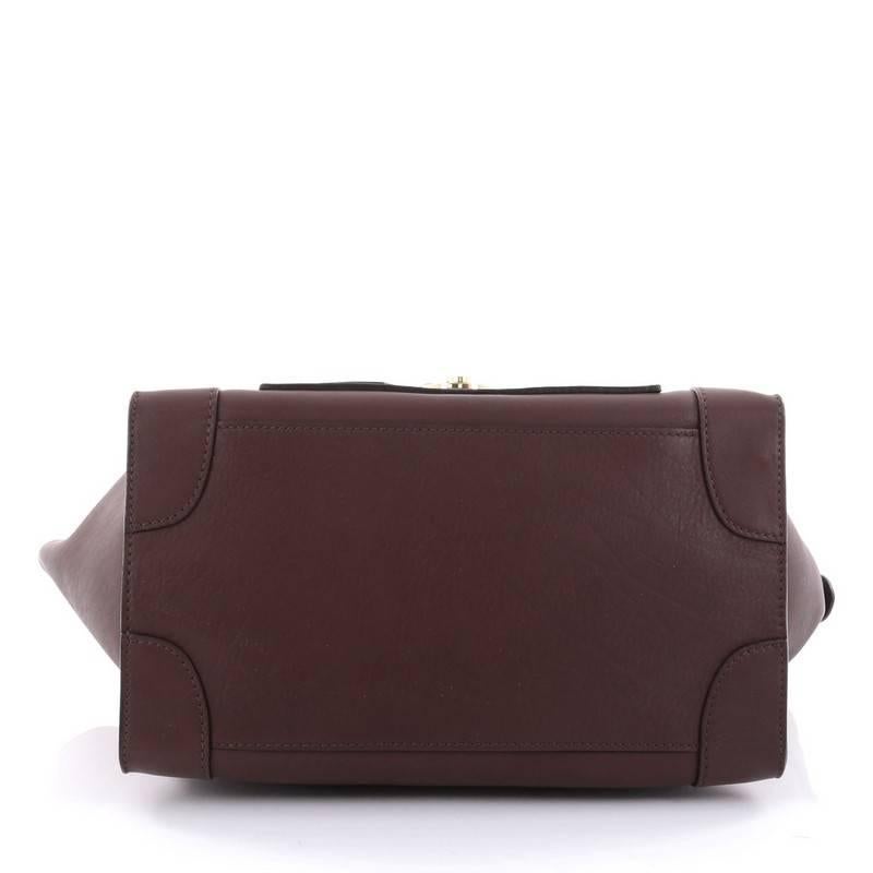 Women's or Men's Celine Envelope Luggage Handbag Smooth Leather Mini