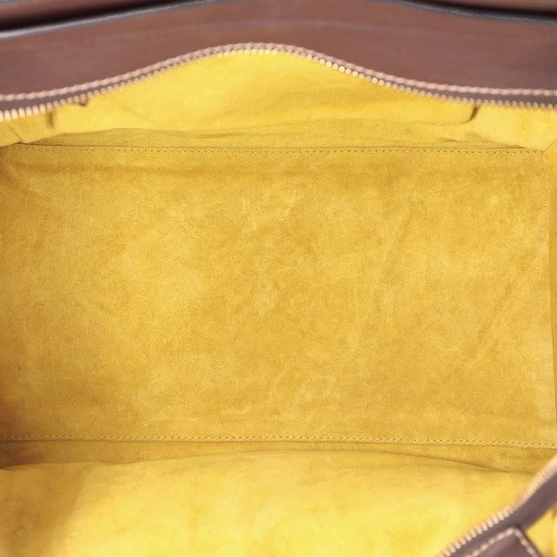 Celine Envelope Luggage Handbag Smooth Leather Mini 1