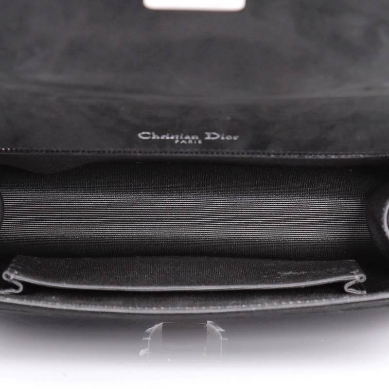 Christian Dior Diorama Flap Bag Iridescent Nubuck In Good Condition In NY, NY
