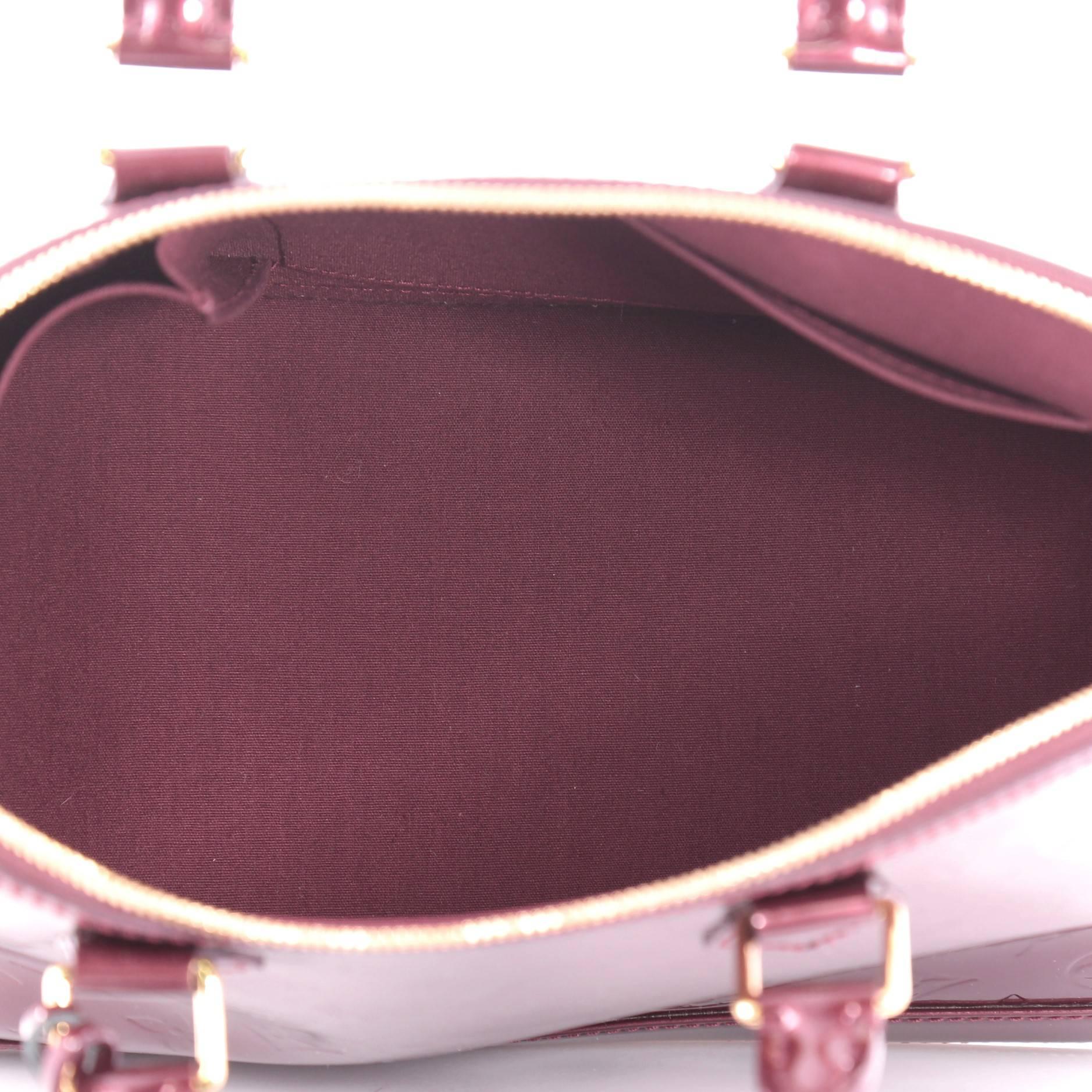 Louis Vuitton Monogram Vernis PM Alma Handbag  1