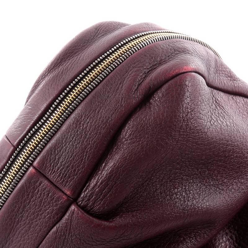 Prada Zip Around Hobo Cervo Antik Leather Large 1