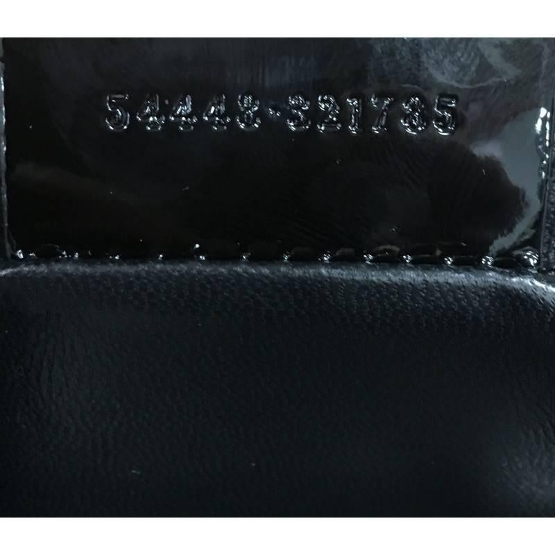 Alexander McQueen Heroine Open Tote Honeycomb Patent Leather Large In Good Condition In NY, NY