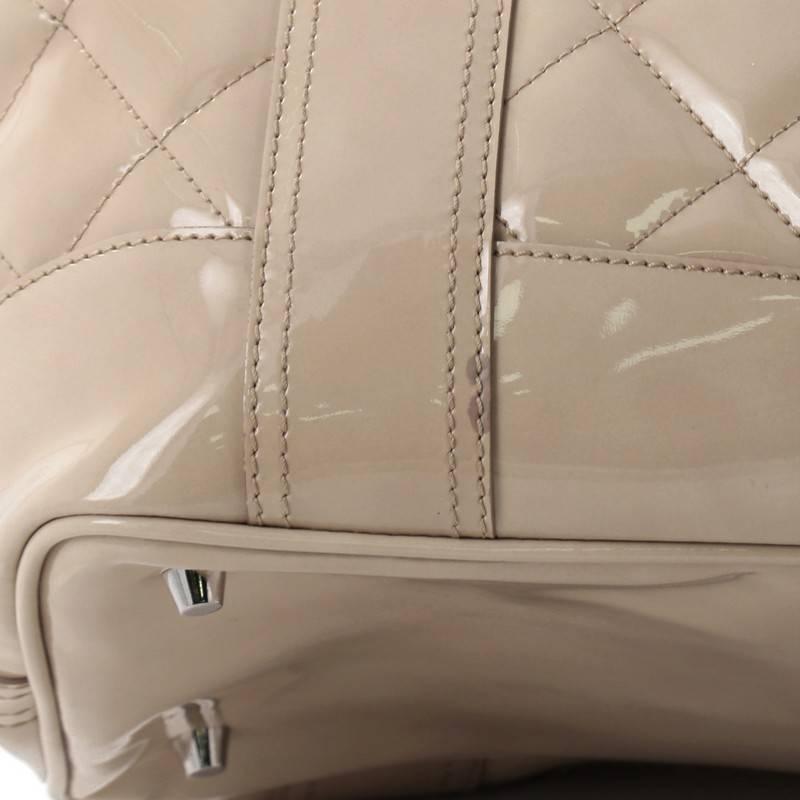 Burberry Beaton Bag Quilted Patent Large In Good Condition In NY, NY
