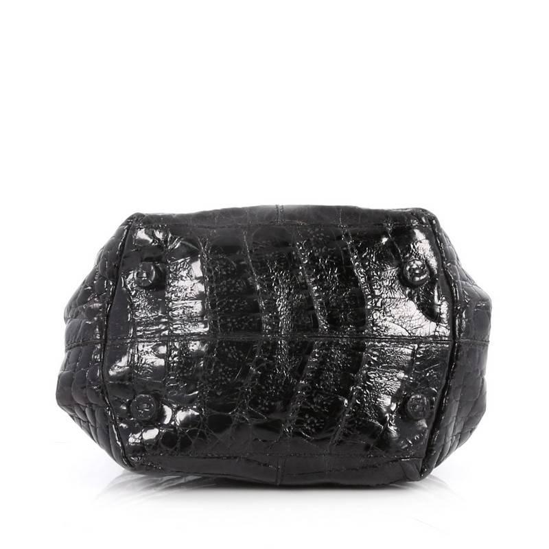 Women's Nancy Gonzalez Kiss Lock Convertible Frame Bag Crocodile Mini