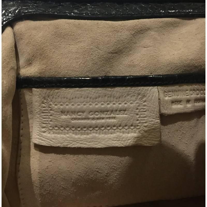Nancy Gonzalez Kiss Lock Convertible Frame Bag Crocodile Mini 2