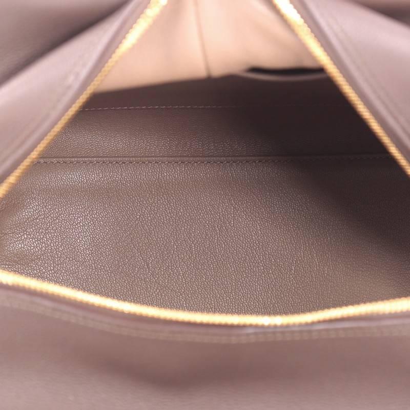 Gray Louis Vuitton Haute Maroquinerie Milaris Handbag Leather