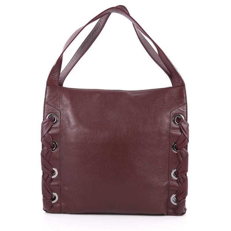 Brown Jimmy Choo Rion Tote Leather