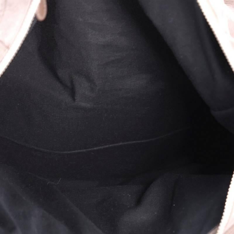 Balenciaga Weekender Giant Studs Handbag Leather In Good Condition In NY, NY