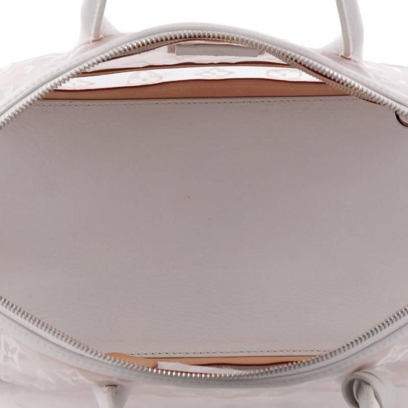 Louis Vuitton Transparence Lockit Mesh and Leather East West Handbag  3