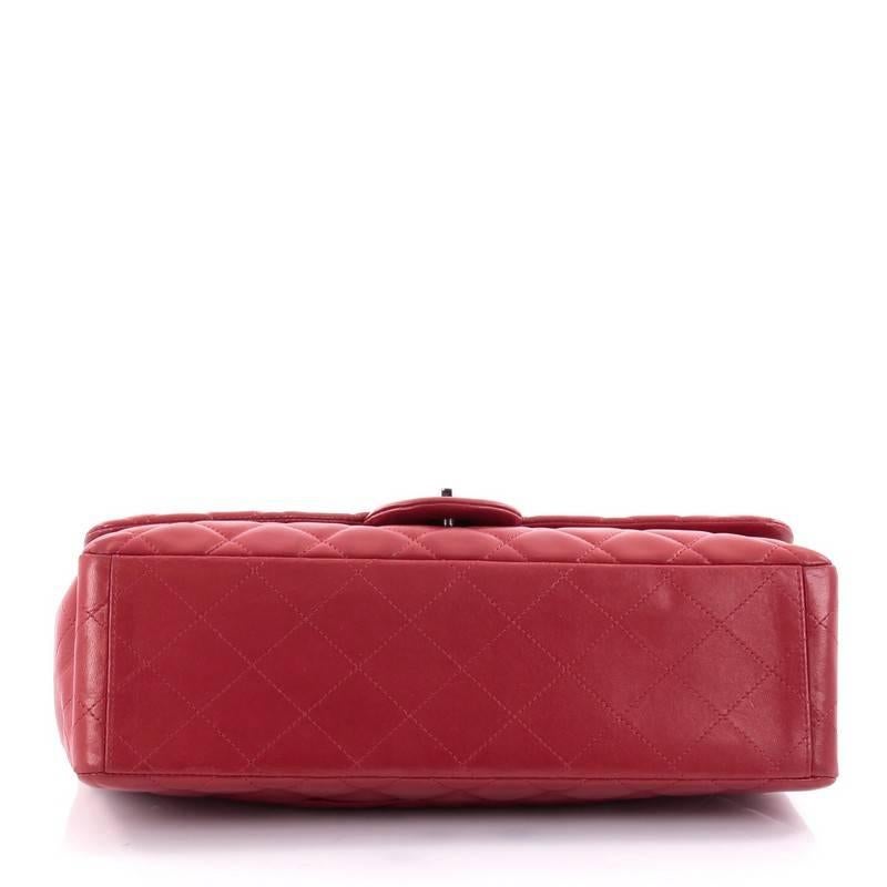 Women's or Men's Chanel Classic Single Flap Bag Quilted Lambskin Maxi
