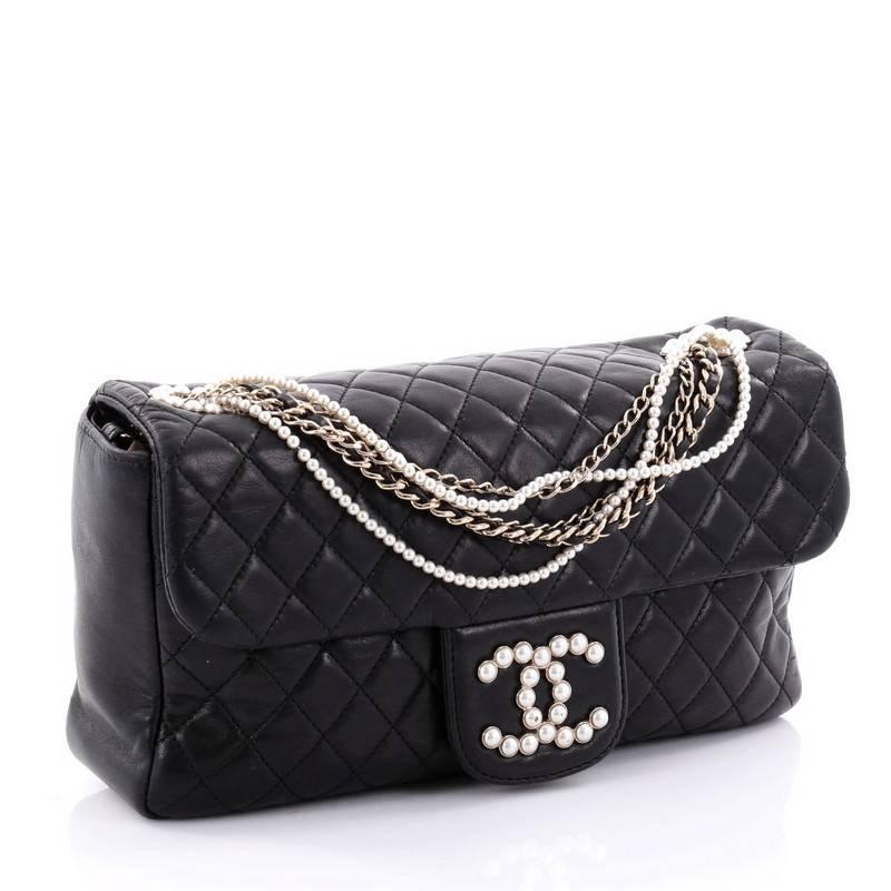 Chanel Westminster Quilted Lambskin Medium Pearl Chain Flap Bag at 1stDibs  | chanel westminster pearl bag, chanel westminster bag, chanel westminster  flap bag