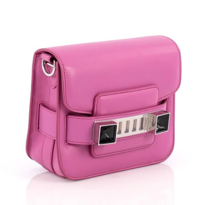 Pink  Proenza Schouler PS11 Crossbody Bag Leather Tiny