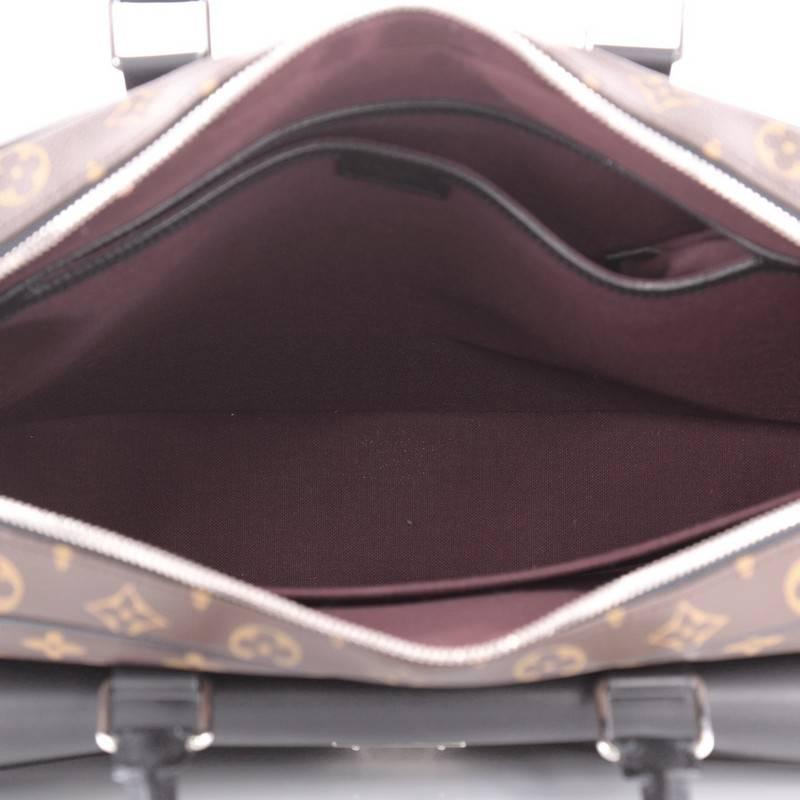 Louis Vuitton Soft Briefcase Macassar Monogram Canvas 1