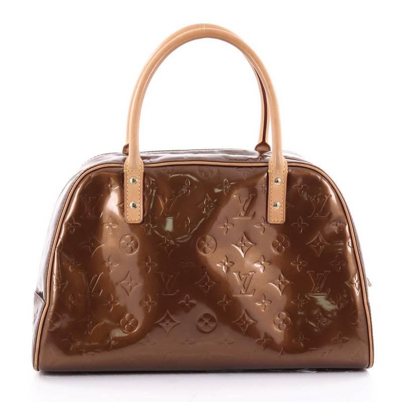 Louis Vuitton Tompkins Square Satchel Monogram Vernis  In Good Condition In NY, NY