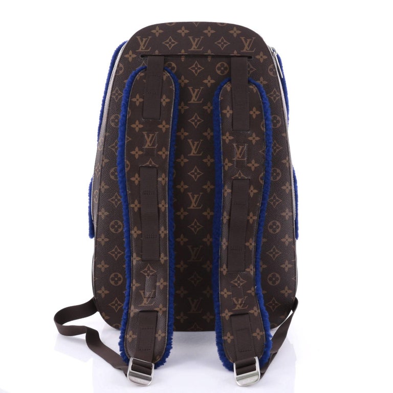 Louis Vuitton Limited Edition Marc Newson Backpack Shearling and ...