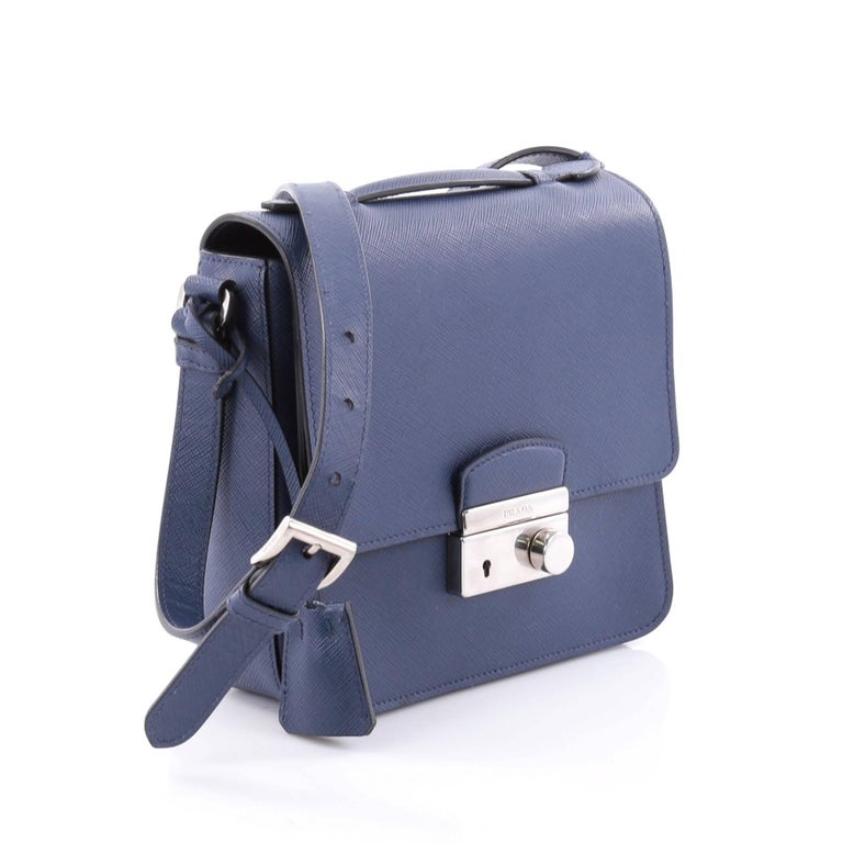Prada Lux Sound Crossbody Bag Saffiano Leather Small at 1stDibs