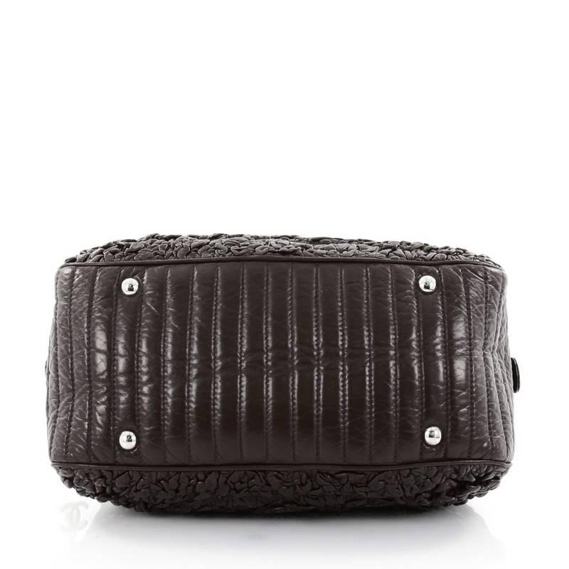 Chanel Astrakan CC Bowler Bag Lambskin In Good Condition In NY, NY