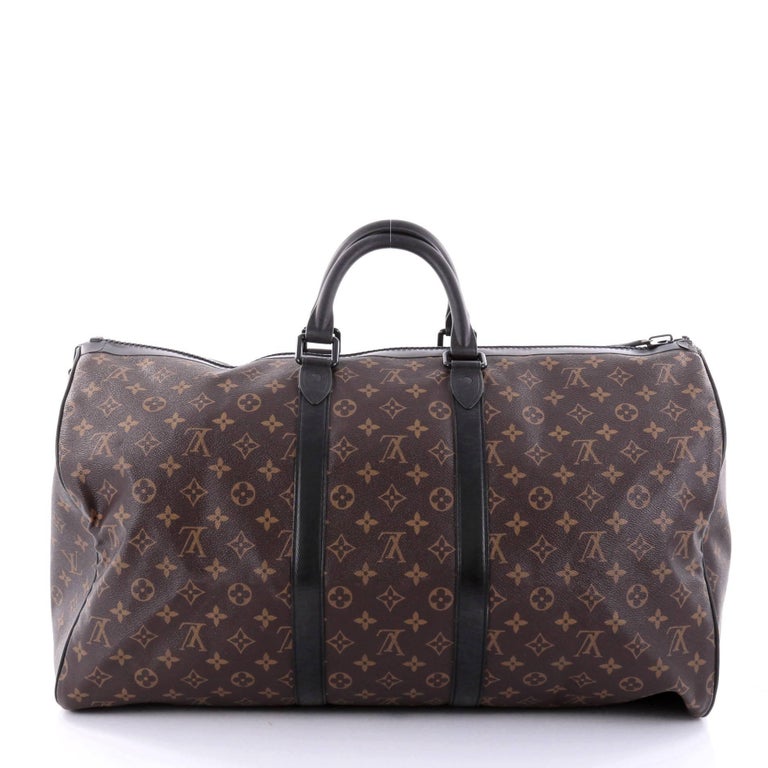 Louis Vuitton Waterproof Bandouliere Keepall Handbag Monogram Canvas 55 at 1stDibs louis