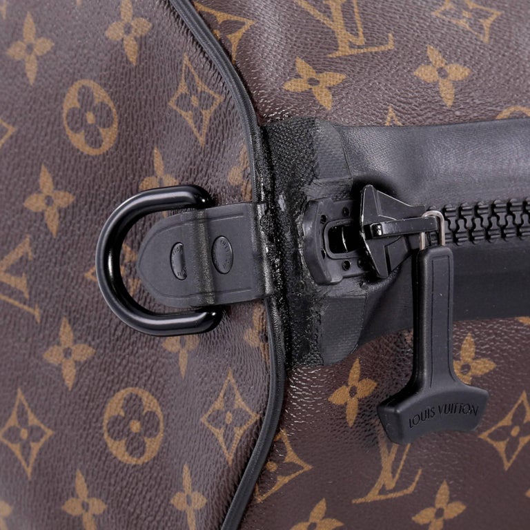 Louis Vuitton Waterproof Bandouliere Keepall Handbag Monogram Canvas 55