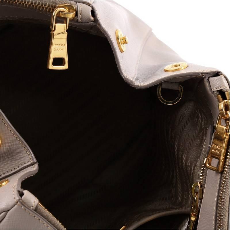 Prada Double Zip Lux Tote Saffiano Leather Medium 1