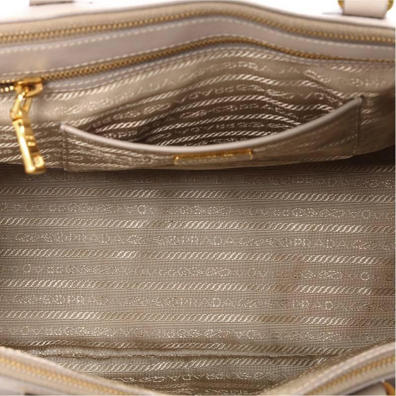 Prada Double Zip Lux Tote Saffiano Leather Medium 2