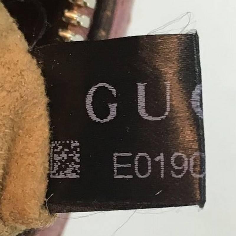 Gucci Convertible Boston Bag Blooms Print GG Coated Canvas Small In Good Condition In NY, NY