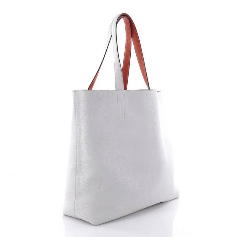 Hermes Double Sens Tote Clemence 45  3