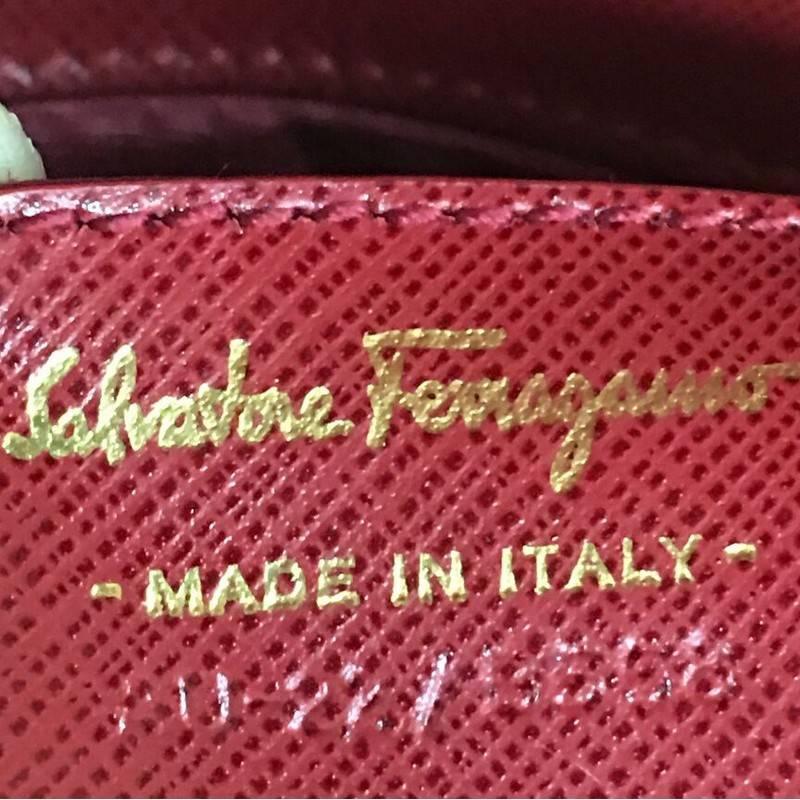 Salvatore Ferragamo Ginny Crossbody Bag Saffiano Leather Mini 3