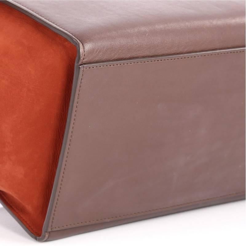 Celine Bicolor Trapeze Handbag Leather Mini 2