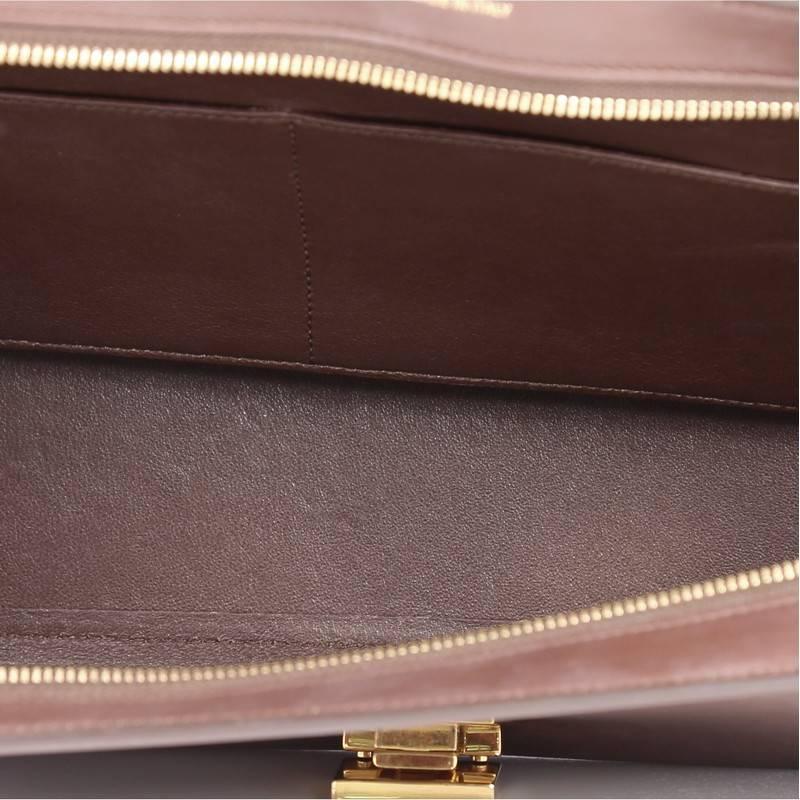 Celine Bicolor Trapeze Handbag Leather Mini 3